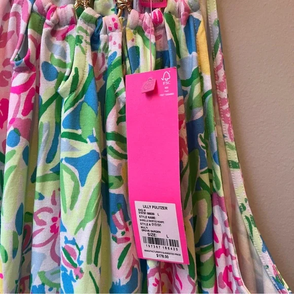 NWT Lilly Pulitzer Women's Shirelle Skirted Romper Groove Garden - Picture 3 of 11